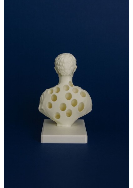 Sezar Büstü Kalemlik Organizer Masaüstü Dekoratif Kalem Düzenleyici fırsatları