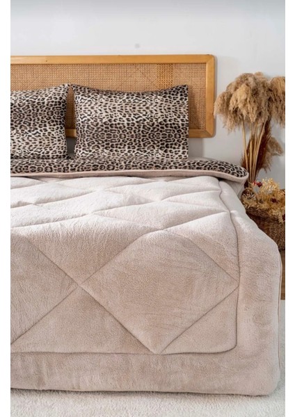 Çift Kişilik Welsoft Yorgan Çift Taraflı Uyku Seti | Lastikli Çarşaflı | Çeyiz Seti | Çeyiz Takımı