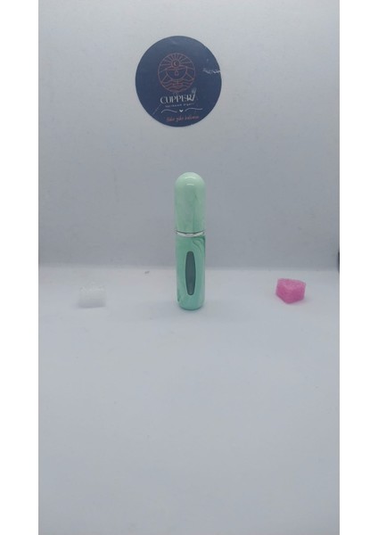 Mini Seyahat Parfüm Dolumlu Atomizer, Taşınabilir Parfüm Sprey Şişesi 5 ml (Yeşil Desenli) fiyatları