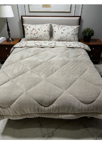 Çift Kişilik Welsoft Yorgan Çift Taraflı Uyku Seti | Lastikli Çarşaflı |çeyiz Seti | Çeyiz Takımı fırsatları