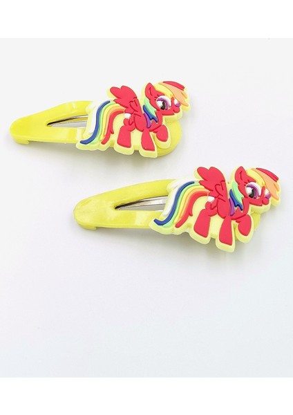 2 Li Figürlü Renkli Lüks Çıt Çıt Toka