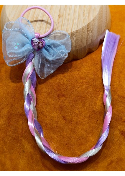 Renkli Lastikli Çocuk Saçı