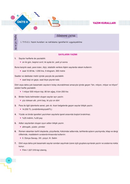 5. Sınıf Türkçe Modu Fasikül Seti