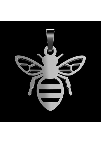 925 Ayar Gümüş Kolye Arı SM8808