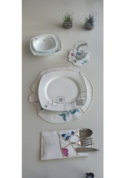 Seletti Kintsugi 18 Parça Linen Kumaş Amerikan Servis Seti fiyatları