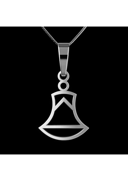 925 Ayar Gümüş Kolye Zil SM8872