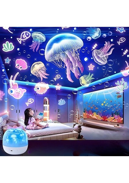 Buğz Uyku Arkadaşı Galaksi Çok Figürlü Projektör Gece Lambası