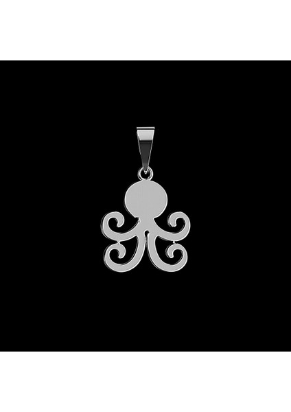 925 Ayar gümüş kolye ahtapot SM8730