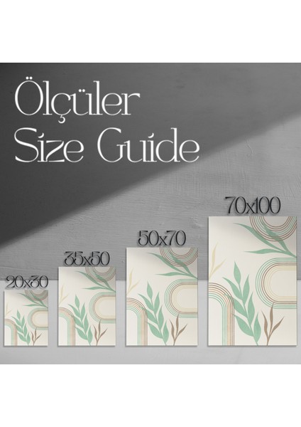 Soyut Bitkisel Desenler Tablosu modelleri