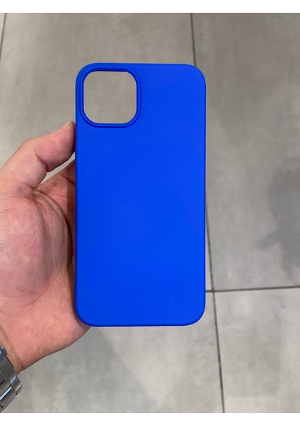 Iphone 13 ve 14 Uyumlu Içi Kadife Silikon Lansman Kılıf
