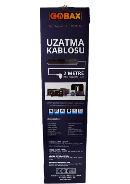 Termal Akım Korumalı Grup Priz ve 3 Lü USB Şarj Aleti (5047) fırsatları