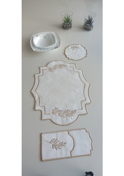 Twig Style 18 Parça Linen Kumaş Amerikan Servis Seti