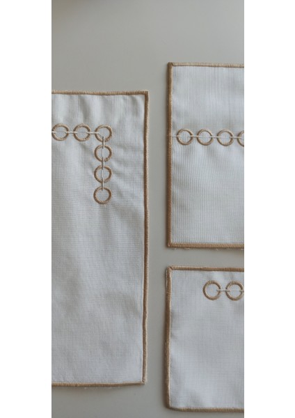 Chain Style 18 Parça Linen Kumaş Amerikan Servis Seti fırsatları
