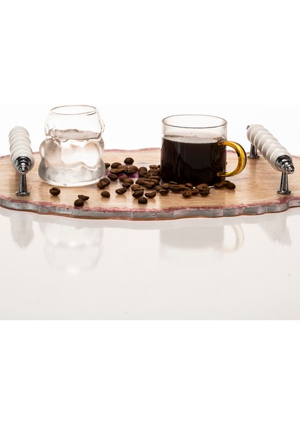 Renkli Kulplu Fincan Seti - 6lı Cam Espresso Türk Kahvesi Seti fırsatları