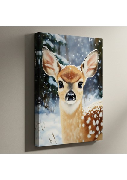 Kış Gecesi Geyiği Tablosu