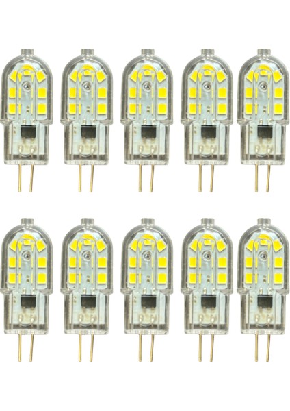 (10 adet) Osaka 3W Beyaz Işık (6500K) G4 Duylu (Iğne Bacak) LED Kapsül Ampul