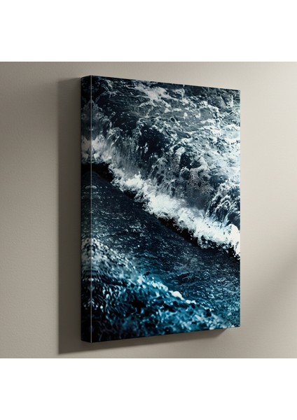 Mavi Dalgalar Plaj Tablosu