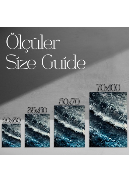 Mavi Dalgalar Plaj Tablosu modelleri