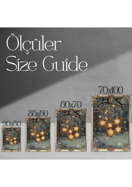 Kış Gecesi Yıldızları Tablosu modelleri
