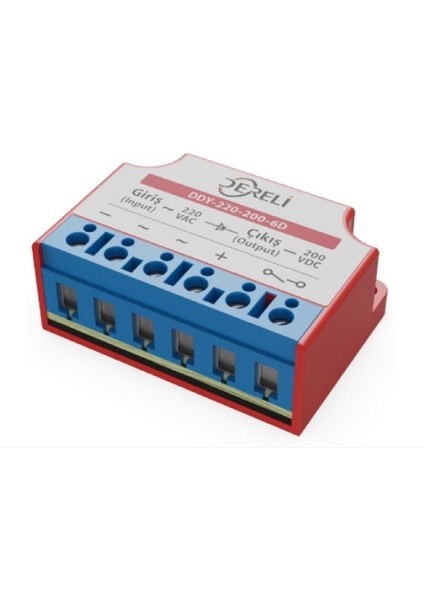 DDY220-200-6D ,1-Faz 220VAC 200VDC/3A Tam Dalga Fren Diyot Modül