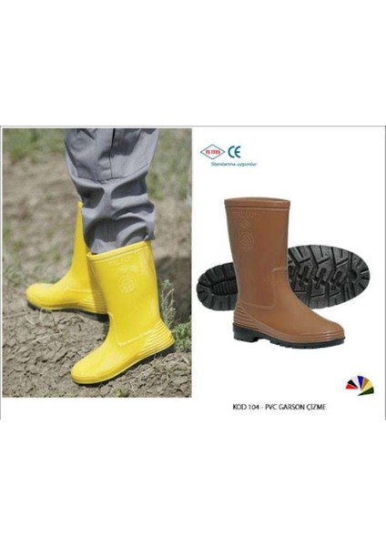 Pvc Kahverengi Kısa Çizme (Bahçe,inşaat,tarım ve Sulama) fiyatları