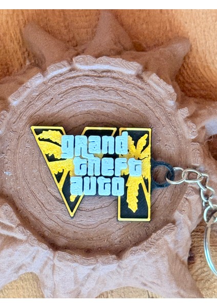 Gta Vı Logo Tasarım Anahtarlık Gta 6 Anahtarlık modelleri