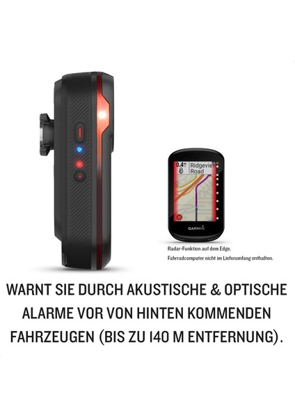 Varia RCT716 Radar ve Dahili Dashcam - 1080P Kayıt, 140M Mesafede Uyarı,