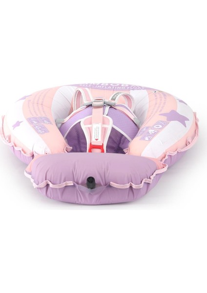 Hot Air Balloon Yüzme Simidi - Pembe, Emniyetli, Gölgelikli ve Ayak Destekli fiyatları