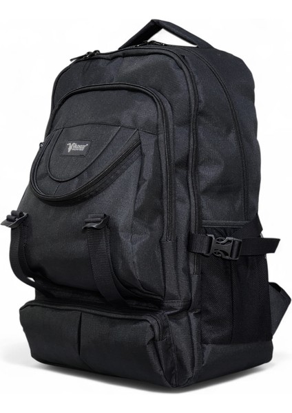 Siyah Laptop Bölmeli Büyük Dağcı Sırt Çantası (Açacak Anahtarlık Hediye) modelleri