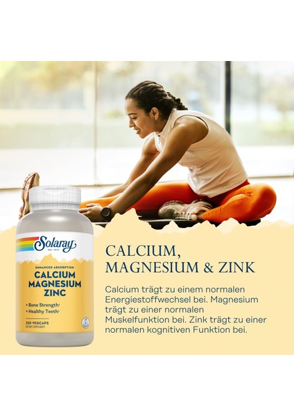 Calcium Magnesium Zinc Glutamic 250 Vegcaps Kalsiyum Magnezyum Çinko Glutamik Hcl Komplex Premium Qualty fırsatları