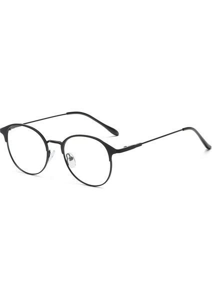 Metal Çerçeveli Ultra Hafif Anti Blue Light Unisex Yuvarlak Gözlük indirimleri