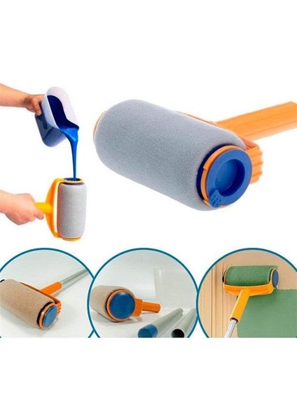 Aparatlı Boya Yapma Rulosu Damlatmayan Tavan Duvar Badana Rulosu modelleri