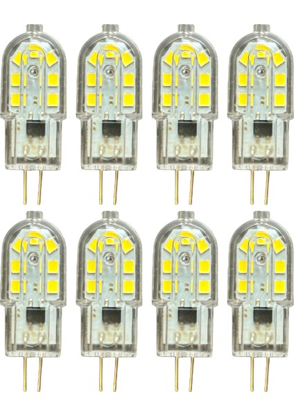 (8 adet) Osaka 3W Beyaz Işık (6500K) G4 Duylu (Iğne Bacak) LED Kapsül Ampul