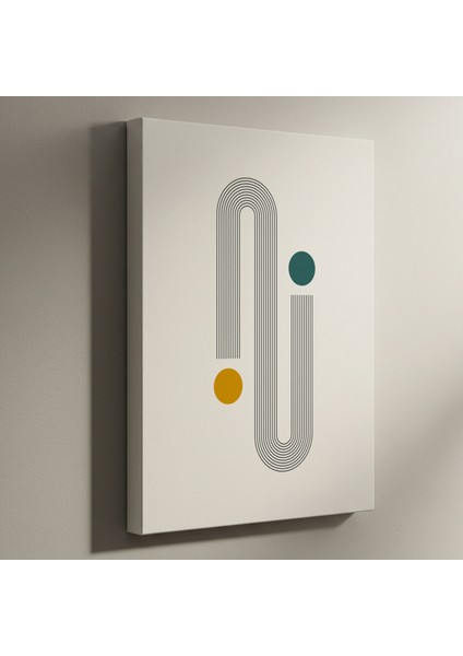 Minimalist Geometrik Soyut Sanat Tablosu