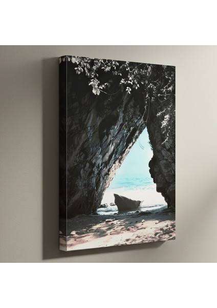 Saklı Koy Plaj Manzarası Tablosu