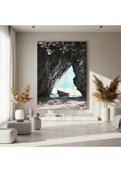 Saklı Koy Plaj Manzarası Tablosu fırsatları