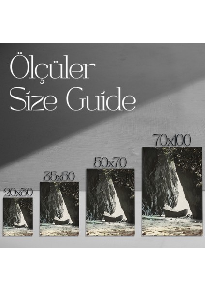 Sahil Mağarası Manzarası Tablosu modelleri