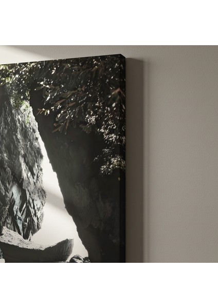 Sahil Mağarası Manzarası Tablosu indirimleri