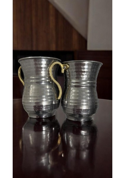 6'lı Krom Ayran Bardağı ve Alüminyum Sürahi 2,5 Lt Set modelleri