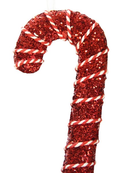 Yılbaşı Süsü Ipli Baston Şeker Kırmızı 17 cm fiyatları