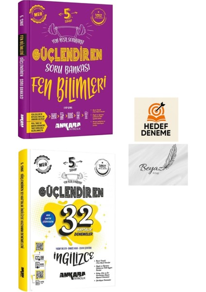 Ankara 5.sınıf Güçlendiren Fen Bilimleri Soru 32 Haftalık Ingilizce Denemeleri Hedef Deneme