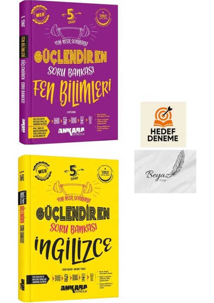 Ankara 5.sınıf Güçlendiren Fen Bilimleri Ingilizce Soru Bankası Hedef Deneme