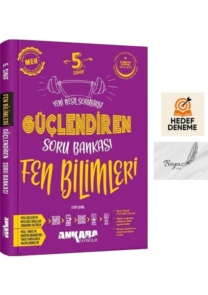 Ankara 5.sınıf Güçlendiren Fen Bilimleri Soru Bankası Hedef Deneme
