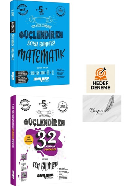 Ankara 5.sınıf Güçlendiren Matematik Soru 32 Haftalık Fen Bilimleri Denemeleri Hedef Deneme