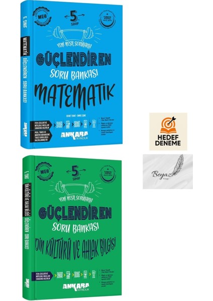 Ankara 5.sınıf Güçlendiren Matematik Din Kültürü Soru Bankası Hedef Deneme