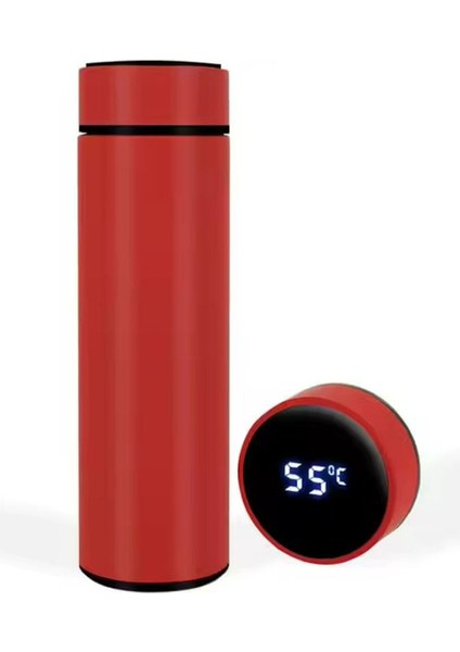 Kişiye Özel 500ML Dijital Göstergeli 304 Çelik Fil Baskılı Akıllı Termos - Isı Korumalı Şişe modelleri