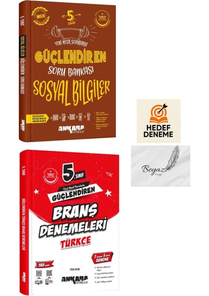 Ankara 5.sınıf Güçlendiren Sosyal Soru Türkçe Branş Denemeleri Hedef Deneme