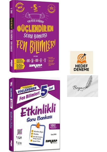Ankara 5.sınıf Güçlendiren Fen Bilimleri Soru Fen Bilimleri Etkinlikli Soru Bankası Hedef Deneme
