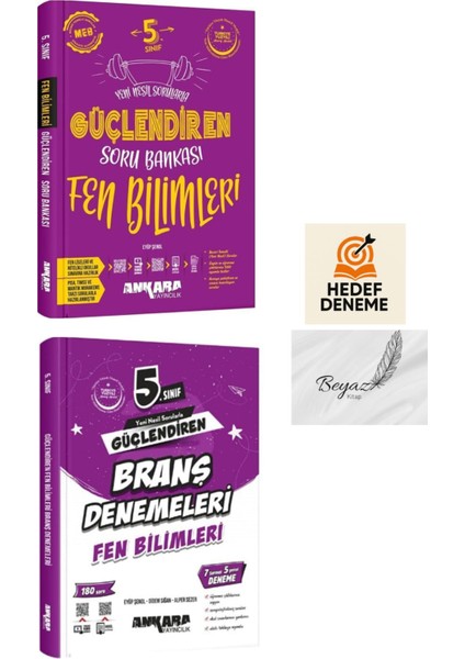 Ankara 5.sınıf Güçlendiren Fen Bilimleri Soru Fen Bilimleri Etkinlikli Soru Bankası Hedef Deneme