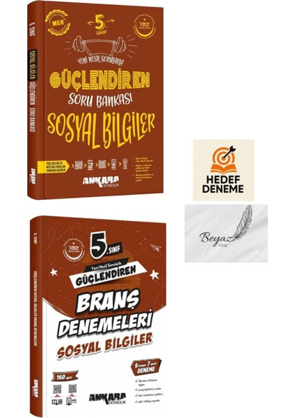 Ankara 5.sınıf Güçlendiren Sosyal Soru Sosyal Branş Denemeleri Hedef Deneme